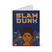 Load image into Gallery viewer, Slam Dunk Bball Boy Spiral Notebook