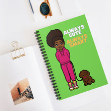 Load image into Gallery viewer, Always Cute Always Smart Spiral Notebook (Lime)