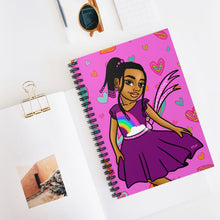 Load image into Gallery viewer, Pretty Girl Hearts Spiral Notebook