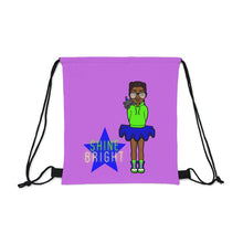 Load image into Gallery viewer, Shine Bright Drawstring Bag (Purple)