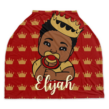 Load image into Gallery viewer, Royal Crown Baby Personalized Car Seat Cover