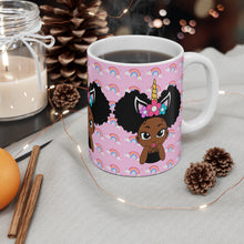 Load image into Gallery viewer, Unicorn Rainbow Puff Girl 11oz Mug