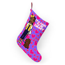 Load image into Gallery viewer, Cool To Be Smart Christmas Stocking (Purple)