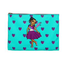 Load image into Gallery viewer, Girls Rule the World Accessory Pouch (Blue)