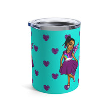 Load image into Gallery viewer, Girls Rule the World 10oz Tumbler (Blue)