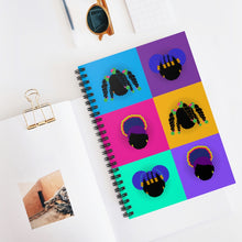 Load image into Gallery viewer, Color Block Girls Spiral Notebook