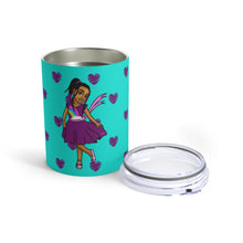 Load image into Gallery viewer, Girls Rule the World 10oz Tumbler (Blue)