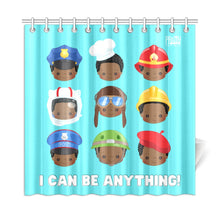 Load image into Gallery viewer, Boys Can Be Anything Shower Curtain