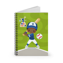 Load image into Gallery viewer, All Star Baseball Boy Spiral Notebook