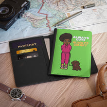 Load image into Gallery viewer, Always Cute Always Smart Passport Cover (Lime)