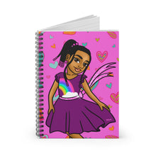 Load image into Gallery viewer, Pretty Girl Hearts Spiral Notebook