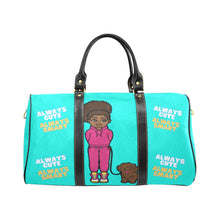 Load image into Gallery viewer, Always Cute Always Smart Travel Bag (Blue)