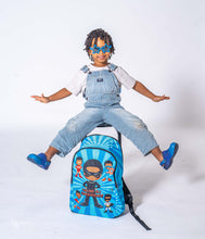 Load image into Gallery viewer, Black Boy Superhero Backpack
