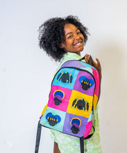 Load image into Gallery viewer, Color Block Girls Backpack