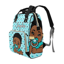 Load image into Gallery viewer, Little Man Personalized Diaper Bag
