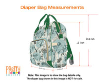 Load image into Gallery viewer, Safari Baby Personalized Diaper Bag
