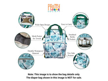 Load image into Gallery viewer, Colorful Hearts Personalized Diaper Bag
