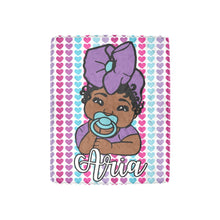 Load image into Gallery viewer, Spring Hearts Personalized Baby Blanket
