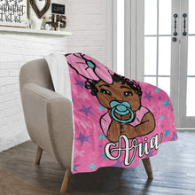 Load image into Gallery viewer, Spring Stars Personalized Baby Blanket
