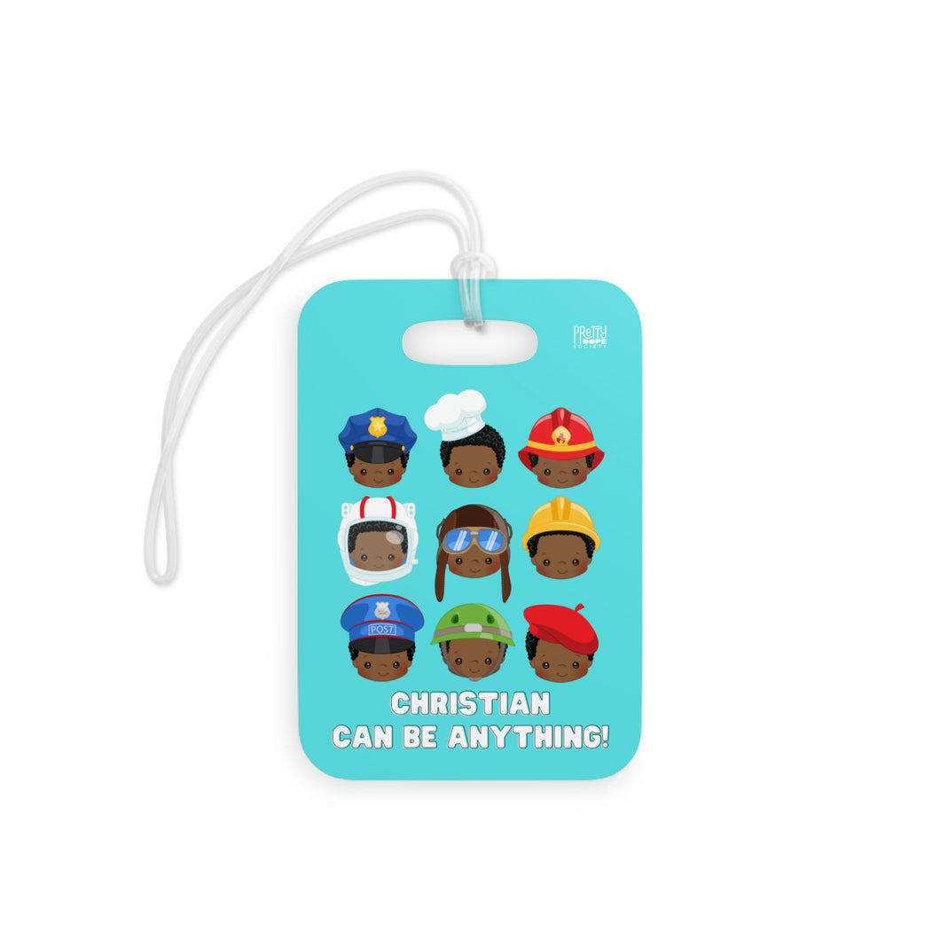 Boys Can Be Anything Personalized Luggage Tag