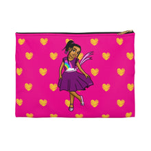 Load image into Gallery viewer, Girls Rule the World Accessory Pouch (Pink)
