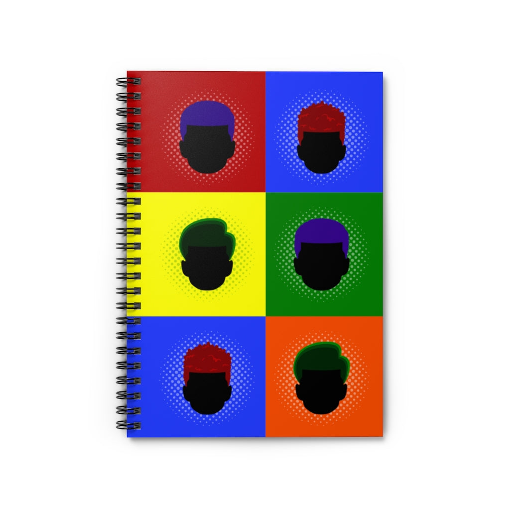 Color Block Boys Spiral Notebook