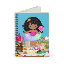 Load image into Gallery viewer, Candy Girl Curly Spiral Notebook
