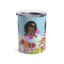 Load image into Gallery viewer, Candy Girl Braided 10oz Tumbler
