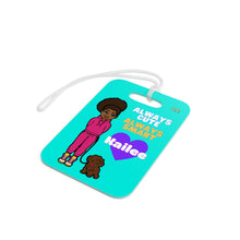Load image into Gallery viewer, Always Cute Always Smart Personalized Luggage Tag (Blue)
