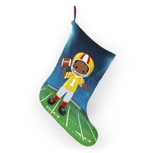 Load image into Gallery viewer, MVP Football Boy Christmas Stocking
