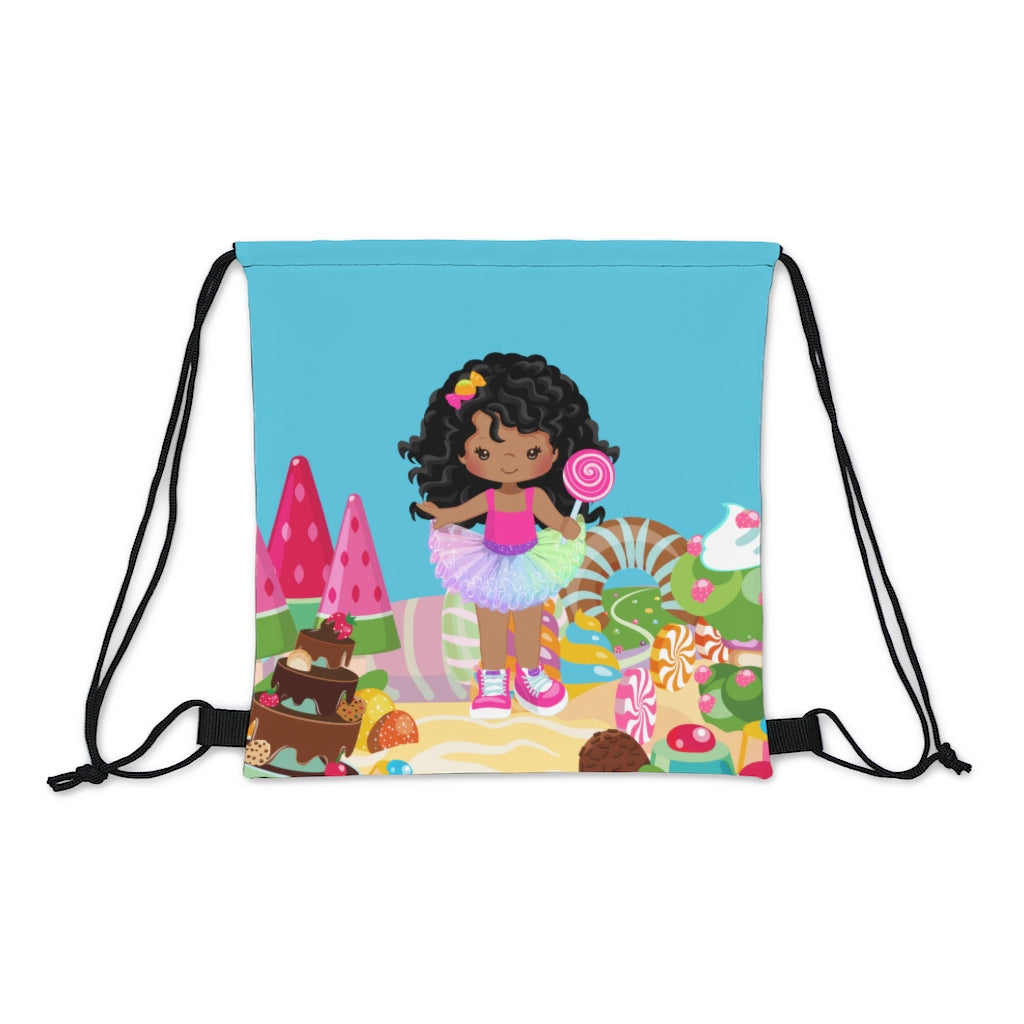 Candy Girl Curly Drawstring Bag