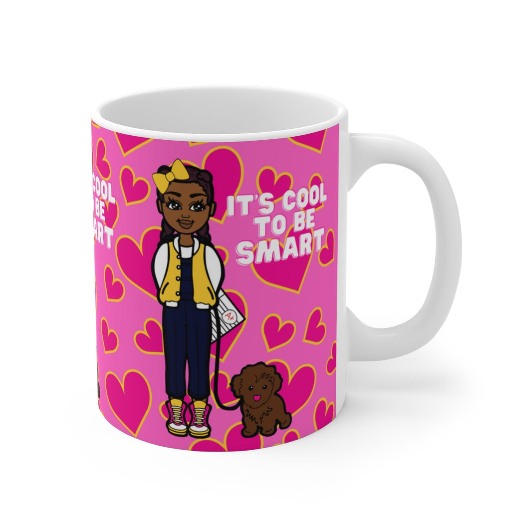 Cool To Be Smart 11oz Mug (Pink)