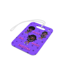 Load image into Gallery viewer, Black Girl Magic Rockstars Personalized Luggage Tag
