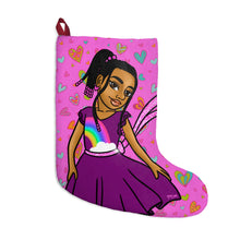 Load image into Gallery viewer, Pretty Girl Hearts Christmas Stocking
