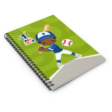 Load image into Gallery viewer, All Star Baseball Boy Spiral Notebook
