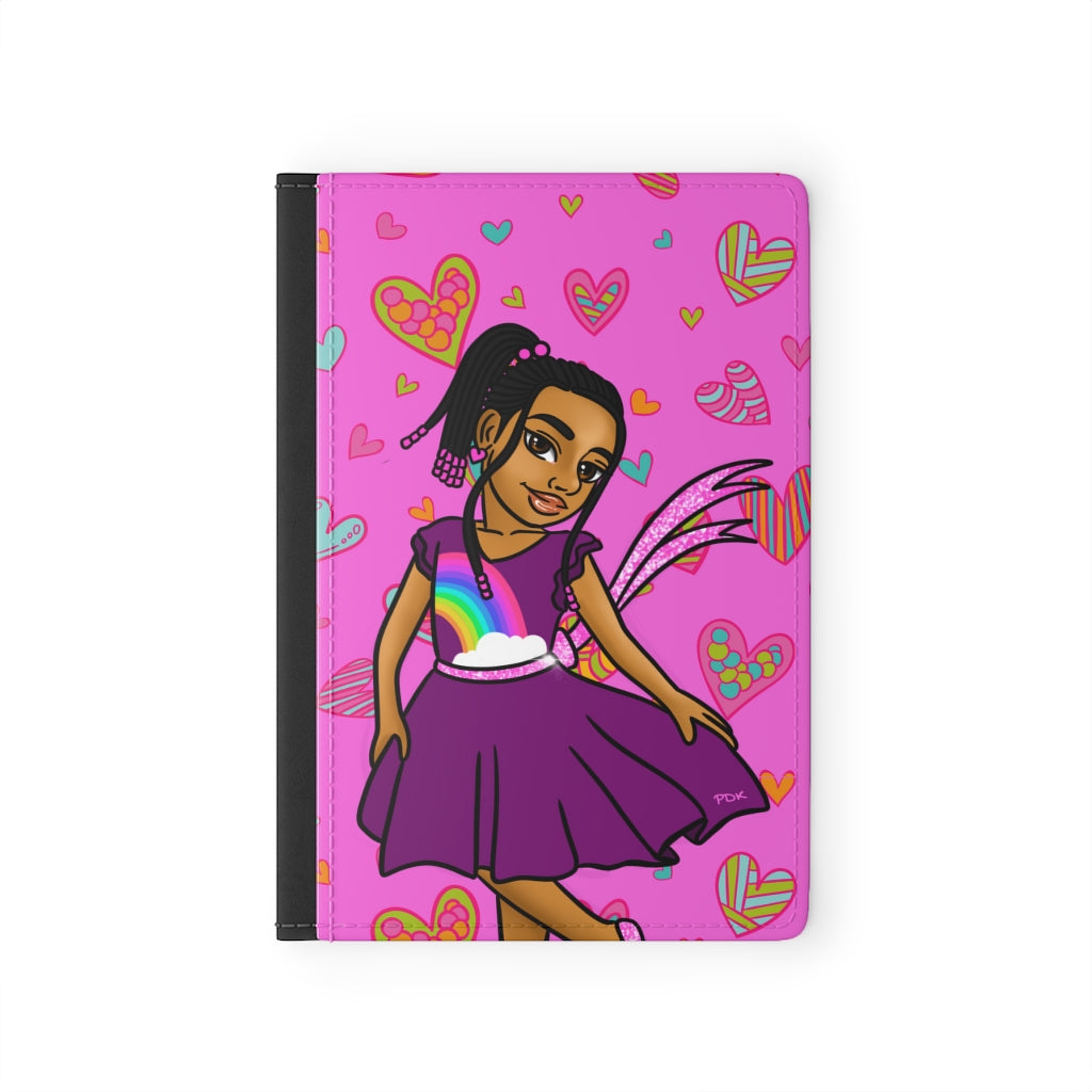 Pretty Girl Hearts Passport Cover