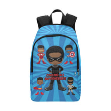 Load image into Gallery viewer, Black Boy Superhero Backpack
