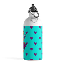 Load image into Gallery viewer, Girls Rule The World Water Bottle (Blue)

