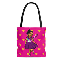 Load image into Gallery viewer, Girls Rule the World Tote Bag (Pink)
