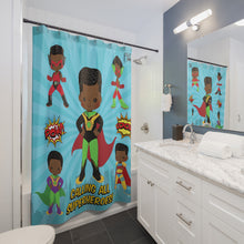 Load image into Gallery viewer, Superhero Boys Shower Curtain
