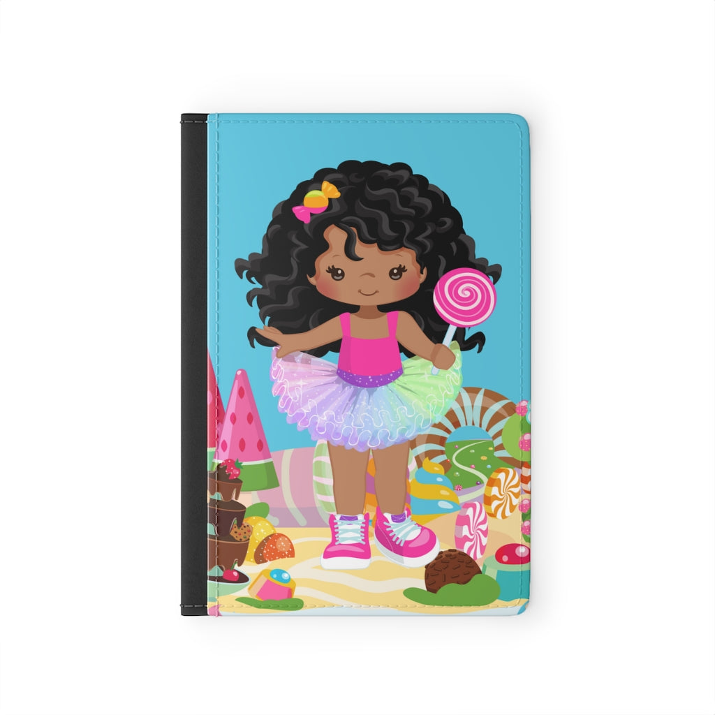 Candy Girl Curly Passport Cover