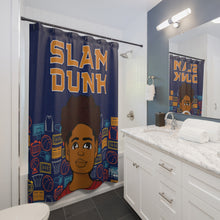 Load image into Gallery viewer, Slam Dunk Bball Boy Shower Curtain
