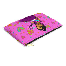 Load image into Gallery viewer, Pretty Girl Hearts Accessory Pouch
