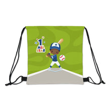 Load image into Gallery viewer, All Star Baseball Boy Drawstring Bag
