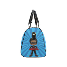 Load image into Gallery viewer, Black Boy Superhero Travel Bag (Dark Blue)
