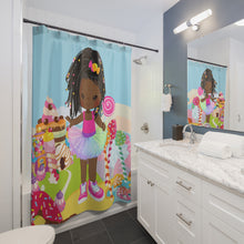 Load image into Gallery viewer, Candy Girl Braided Shower Curtain
