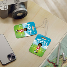 Load image into Gallery viewer, Just Kickin&#39; It Personalized Luggage Tag
