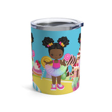 Load image into Gallery viewer, Candy Girl Afro Puff 10oz Tumbler

