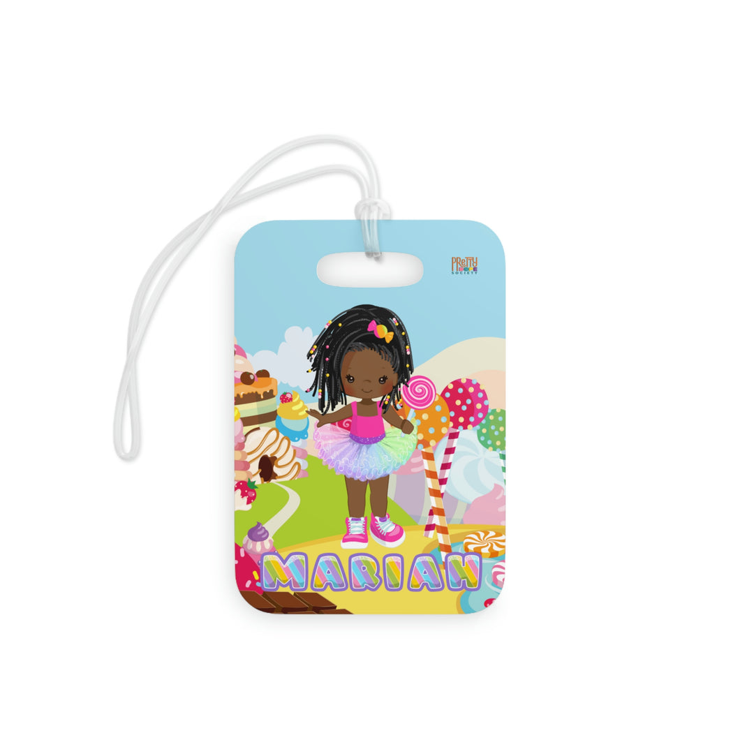 Candy Girl Braided Personalized Luggage Tag