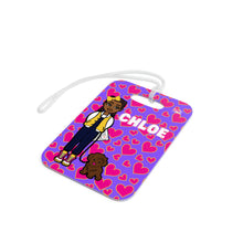 Load image into Gallery viewer, Cool To Be Smart Personalized Luggage Tag (Purple)
